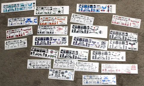 Lot of 24 Lego Av Figure Decals LIMITED EDITION RARE DECALS!! Lego Star Wars