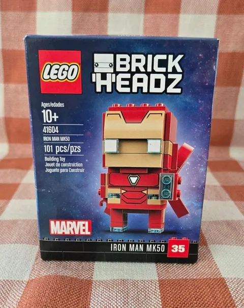 LEGO BrickHeadz Iron Man MK50 41604 Retired NEW Sealed in Original Box