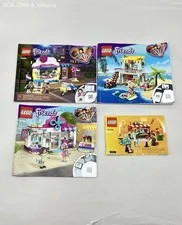 LEGO Friends Instruction Manual Lot 4 Pieces Sets 41366 41428 41391 40358