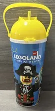 Legoland Florida Resort Drinking Tumbler With Straw Theme park Yellow / Blue