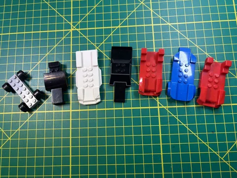 Lego Vehicle pieces 85453, 85559, 85776,85459,85766, 85756 year 2009, unique