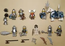 LEGO Minifigure Castle Knight Lot Set Bulk Sale