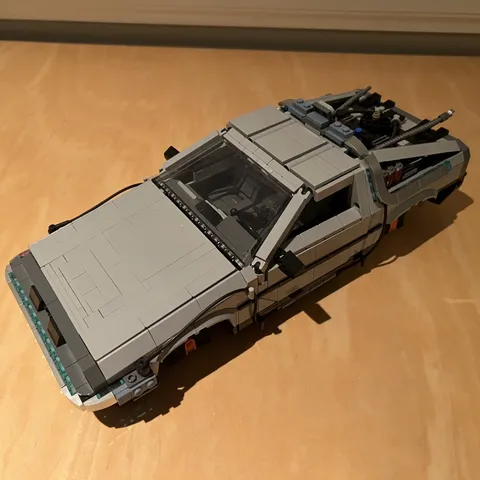 LEGO Back to the Future Time Machine 10300 Creator Expert Vehicle Incomplete