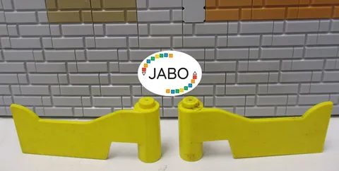 (E5/9) LEGO Fabuland car door fabah2 right fabah1 left yellow
