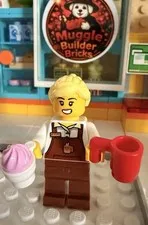 Lego Barista Minifgure With Accessories 