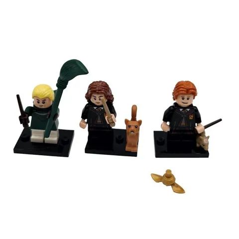 Lot of 3 Lego Harry Potter Blind Bag Minifigures Mini Fig Ron Hermione Draco