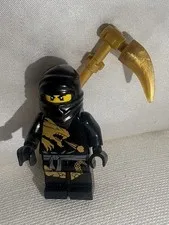 LEGO Ninjago Minifigure DX Cole w/ Scythe of Quakes