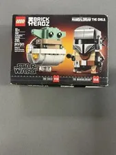 LEGO Star Wars BrickHeadz 75317 Mandalorian & The Child Grogu NEW SEALED Retired
