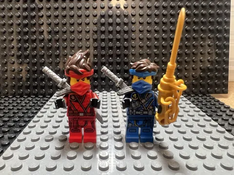 lego ninjago jay and kai island minifigures Lot. Lego Ninjas. 