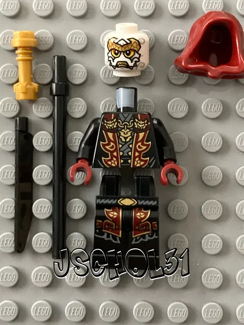 LEGO Ninjago Loyalist Minifigure w/ Staff from Dragon Rising set 71855