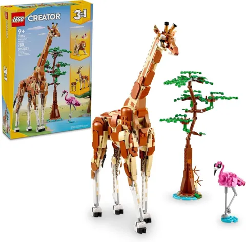 LEGO CREATOR: 3in1 Wild Safari Animals 31150 Giraffe, Lion & Gazelles European