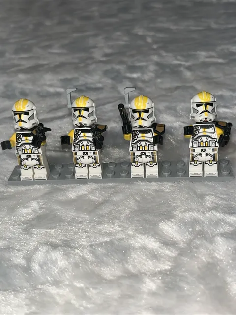 Clone Trooper sw1422 327th Star Corps - Star Wars Lego Minifigure Lot Of 4