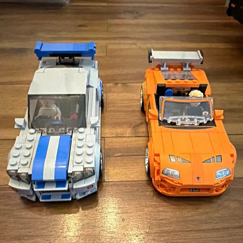 LEGO Speed Champions Fast & Furious 77260 76917 No Box Has Manuals Supra Skyline