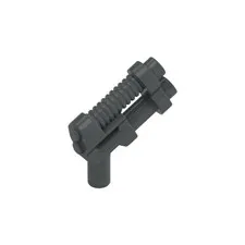 LEGO 40x Dark Bluish Gray Minifigure, Weapon Gun, Two Barrel Pistol inv.637