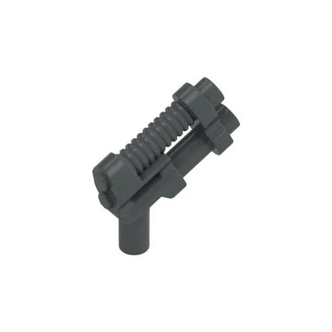 LEGO 40x Dark Bluish Gray Minifigure, Weapon Gun, Two Barrel Pistol inv.637