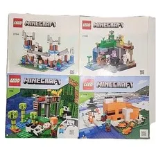 LEGO MINECRAFT 21158 21186 21178 21189 INSTRUCTION BOOKLETS Only