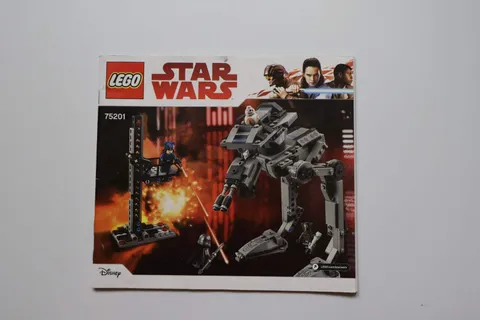LEGO® Star Wars™ 75201 First Order AT-ST™ Instruction Manual Only!