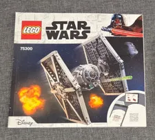 Lego Star Wars 75300 Imperial Tie Fighter Instruction Manual Only NO Bricks!