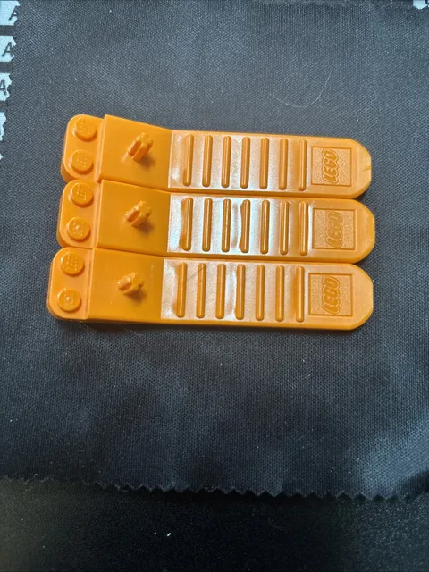LEGO Orange Brick Separator 96874 Brick Block Parts Pieces LOT OF 3