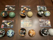 COMPLETE Series 1 & 2 LEGO Star Wars Planet Series w/ Minifigures & Instructions