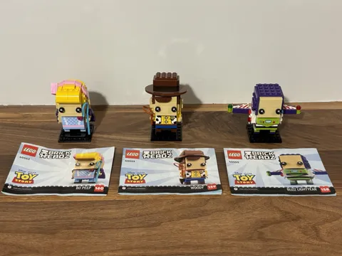 Lego  40553 & 40552: Woody & Bo Peep & Buzz Lightyear Brick Headz