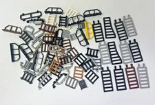 LEGO LOT OF 71 RAILS AND SMALL CLIP LADDERS