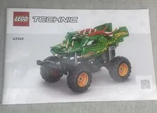Lego Technic 42149 Monster Jam Dragon Instruction Guide MANUAL ONLY