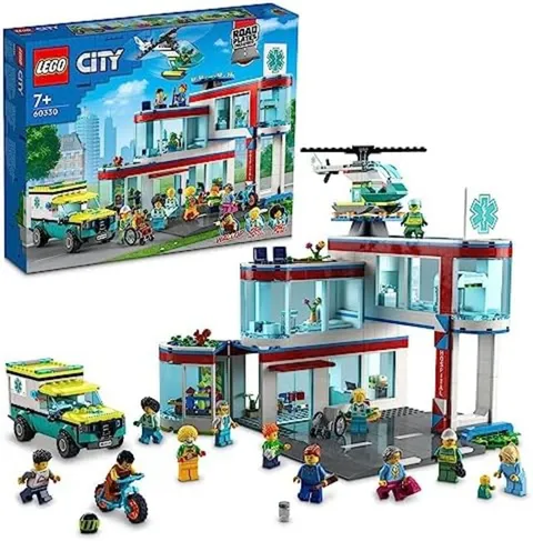 LEGO City Hospital 60330 Toy Blocks Rescue 816pcs model kit F/S w/Tracking# NEW