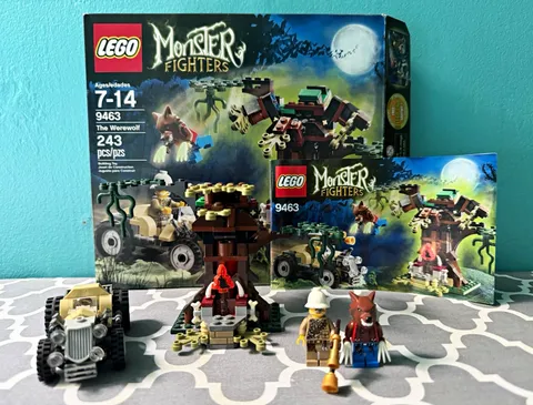 LEGO Monster Fighters 9463 The Werewolf Complete Set 243 Pieces w/ Box