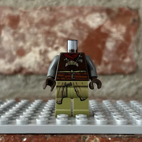 LEGO Star Wars Mandalorian Minifigure Klatooinian Raiders 75254 HEADLESS