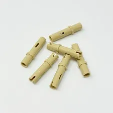 32556 LEGO Parts Technic Pin Long w/o Friction Ridges Lengthwise TAN (6)