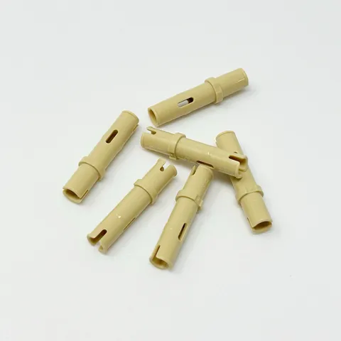 32556 LEGO Parts Technic Pin Long w/o Friction Ridges Lengthwise TAN (6)