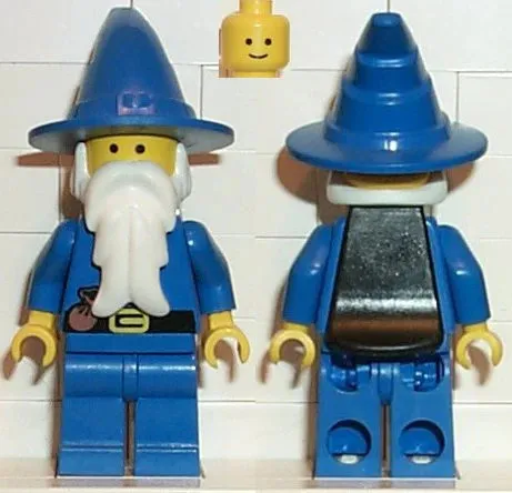 LEGO® Minifigure Castle cas249 Majisto Wizard Black Plastic Cape