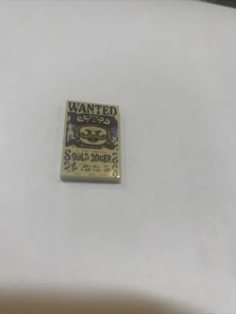 LEGO One Piece GOLD ROGER Wanted Poster 75636 75637 75638 75639 NEW Printed GOL