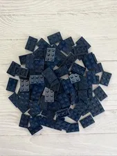 LEGO DARK BLUE LOT 84 PCS 2X3 PLATE VARIETY EARTH NAVY BLUE