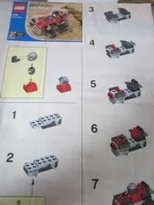 Lego Racers 8593 Building Instructions Instruction Desert Racer 