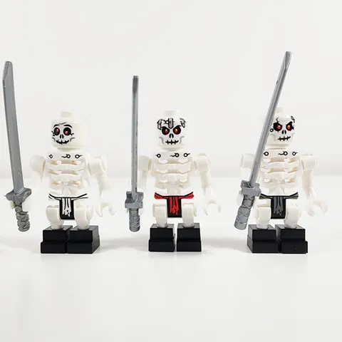 Lego Skulkin Minifigure Lot of 3 Ninjago Golden Weapons Bonezai Chopov Frakjaw