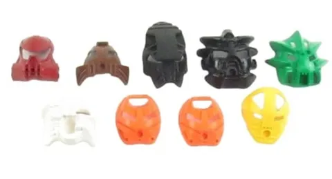 Lego Bionicle Mask Miru Nuva* Pakari*Komau Kanohi* Kopake Nuva Set of 9
