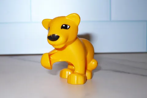Lego Duplo Animal Creature ~ Lion Cub ~ Zoo Jungle Safari