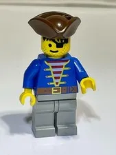 Lego Pirate with Triangle Hat Minifigure Pirates Used Good Condition pi008 #23