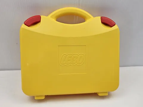 LEGO Yellow Carrying Case Storage w/ Adjustable Dividers Portable Organizer