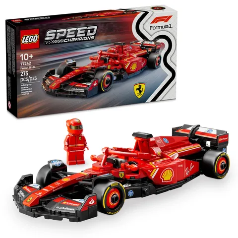 LEGO Speed Champions Ferrari SF-24 F1 Race Car Toys - Building Multicolor