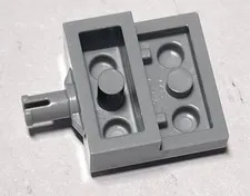 LEGO® 4488 Plate, Modified 2 x 2 with Wheel Holder Light Bluish Gray ONE Piece