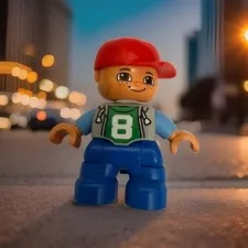 Dupli LEGO My First Number Train 2” Boy 8 Figure Only