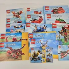 LEGO Creator Instruction Manual Lot of 16 Booklets Mixed Sets
