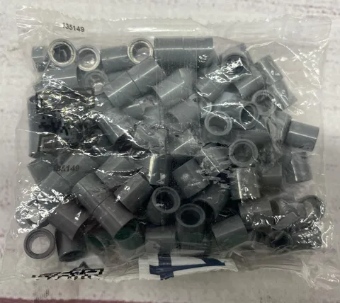 LEGO - Part 18654 - Technic Pin Connectors Round 1L - Gray - NEW Sealed Bag 50?
