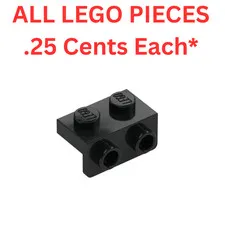 LEGO Bracket 1x2-1x2 Black 99781 - Genuine LEGO Parts Pieces Bulk