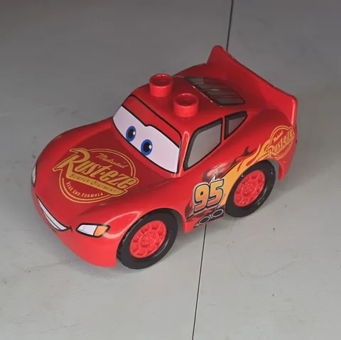 Lego Duplo Disney Cars LIGHTNING MCQUEEN 95 Rust-eze Red Car Toy