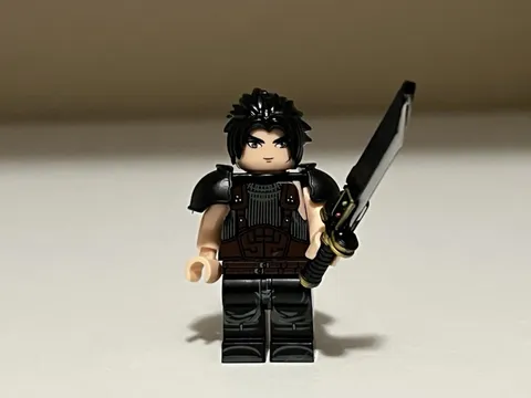 Lego FF7 Zack Fair Minifigure Custom Printed