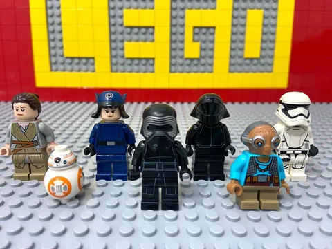 LEGO Star Wars Minifigure Set Kylo Ren Maz Kanata BB8 Rey First Order Episodes 7